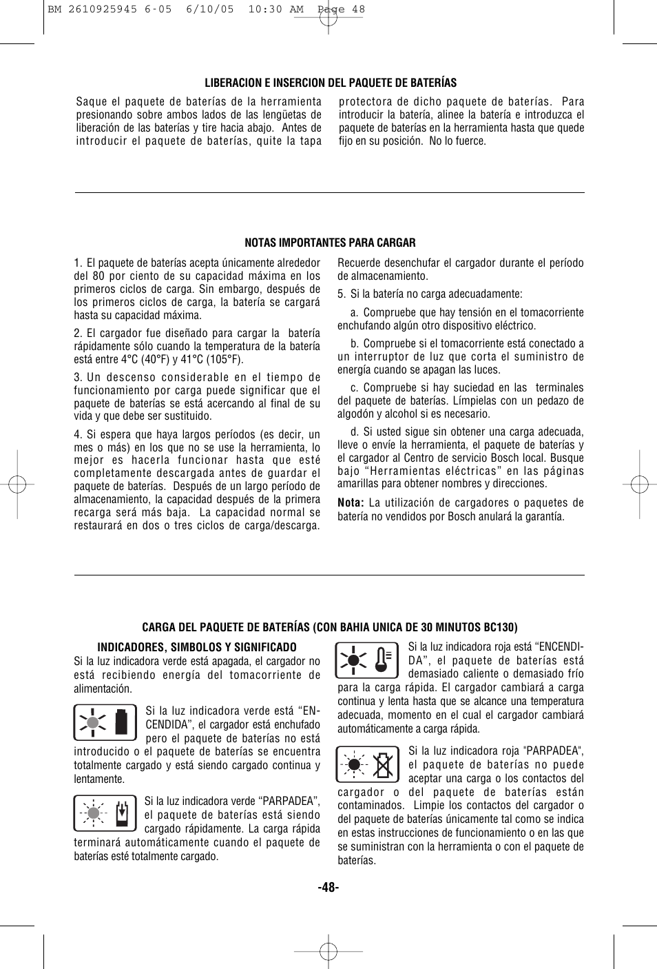 Bosch 1661 User Manual | Page 48 / 56