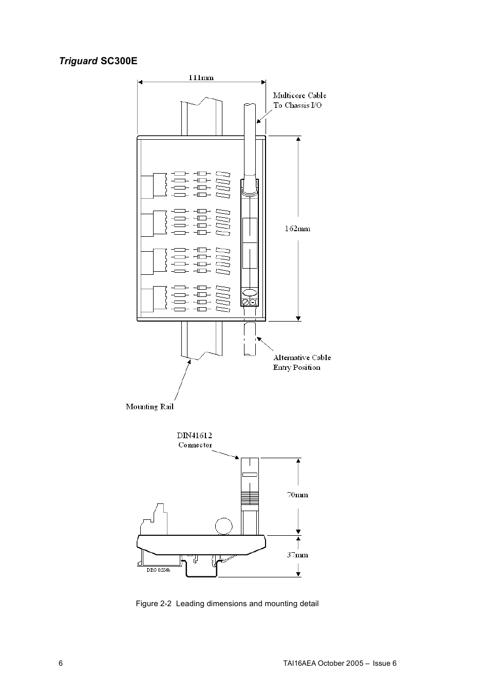 Triguard sc300e | Rockwell Automation TAI16AEA 16- Channel Analogue Input Termination Module User Manual | Page 6 / 11