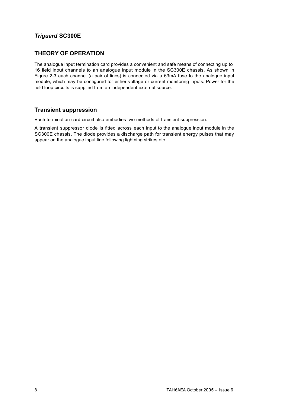 Rockwell Automation TAI16AEA 16- Channel Analogue Input Termination Module User Manual | Page 8 / 11