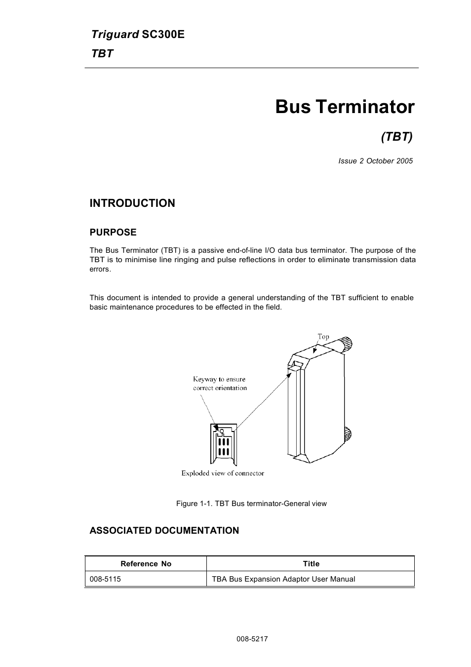 Rockwell Automation TBT Bus Terminator User Manual | 7 pages