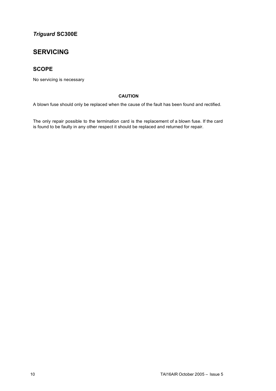 Servicing | Rockwell Automation TAI16AIR 16-Channel Analogue Input Termination Card User Manual | Page 10 / 11