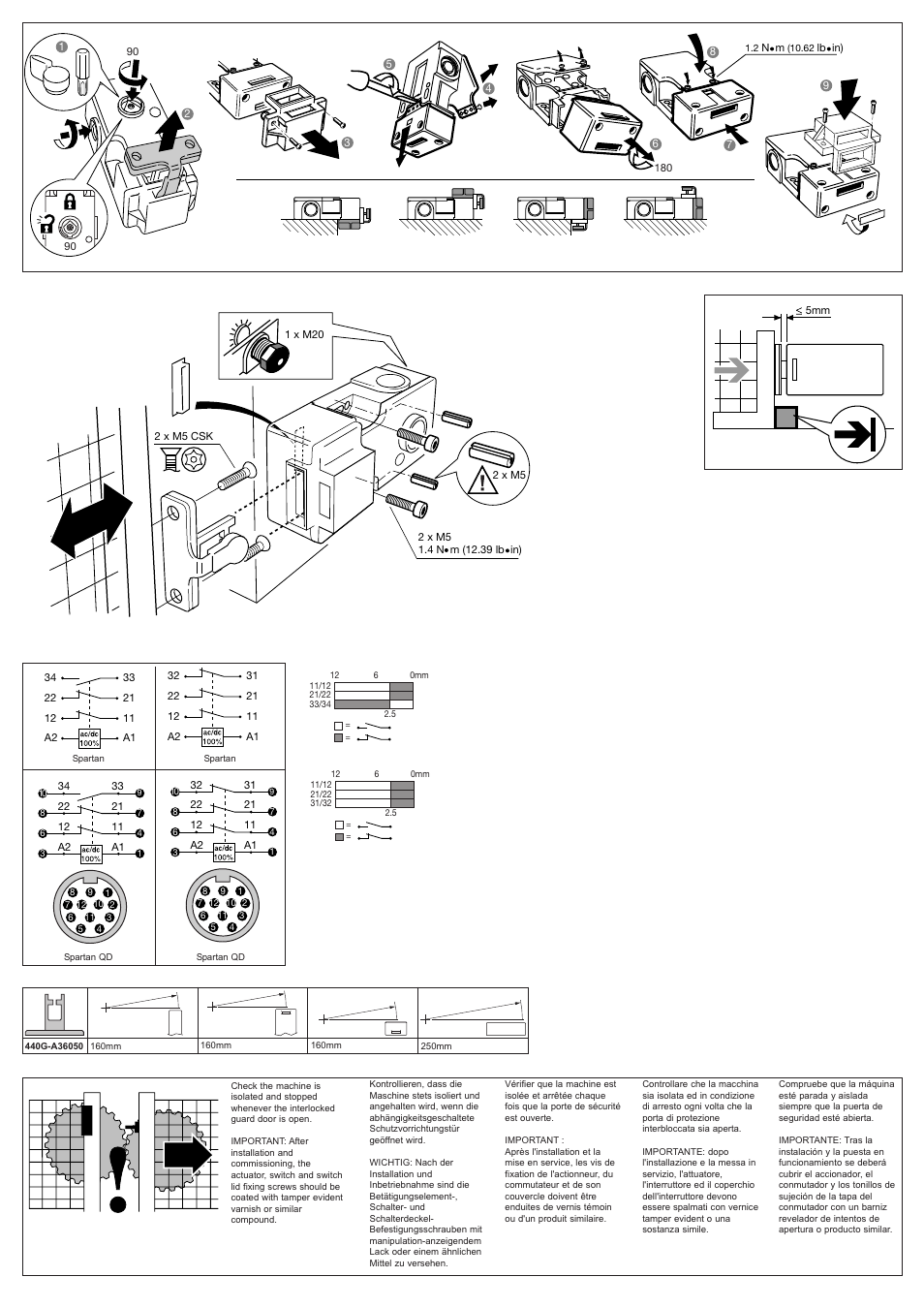 Rockwell Automation 440G Spartan--Compact Solenoid Locking Safety Switch User Manual | Page 2 / 4