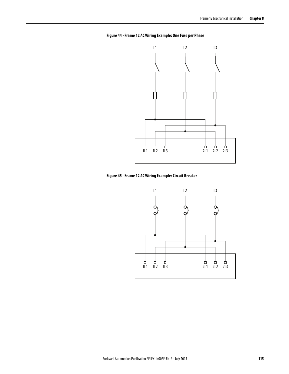 Rockwell Automation 20D PowerFlex 700H and 700S Frame 9...14 Drives User Manual | Page 115 / 220