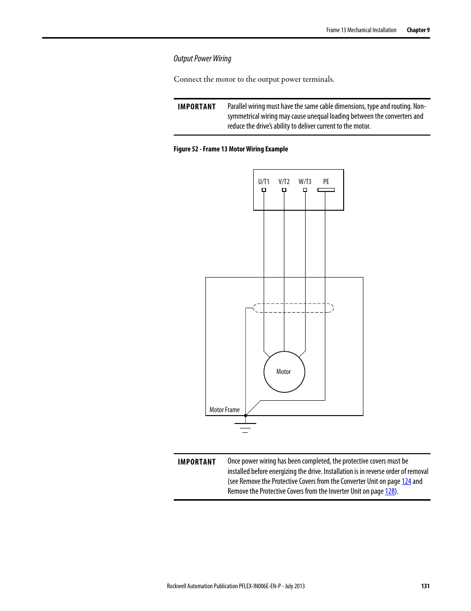 Rockwell Automation 20D PowerFlex 700H and 700S Frame 9...14 Drives User Manual | Page 131 / 220