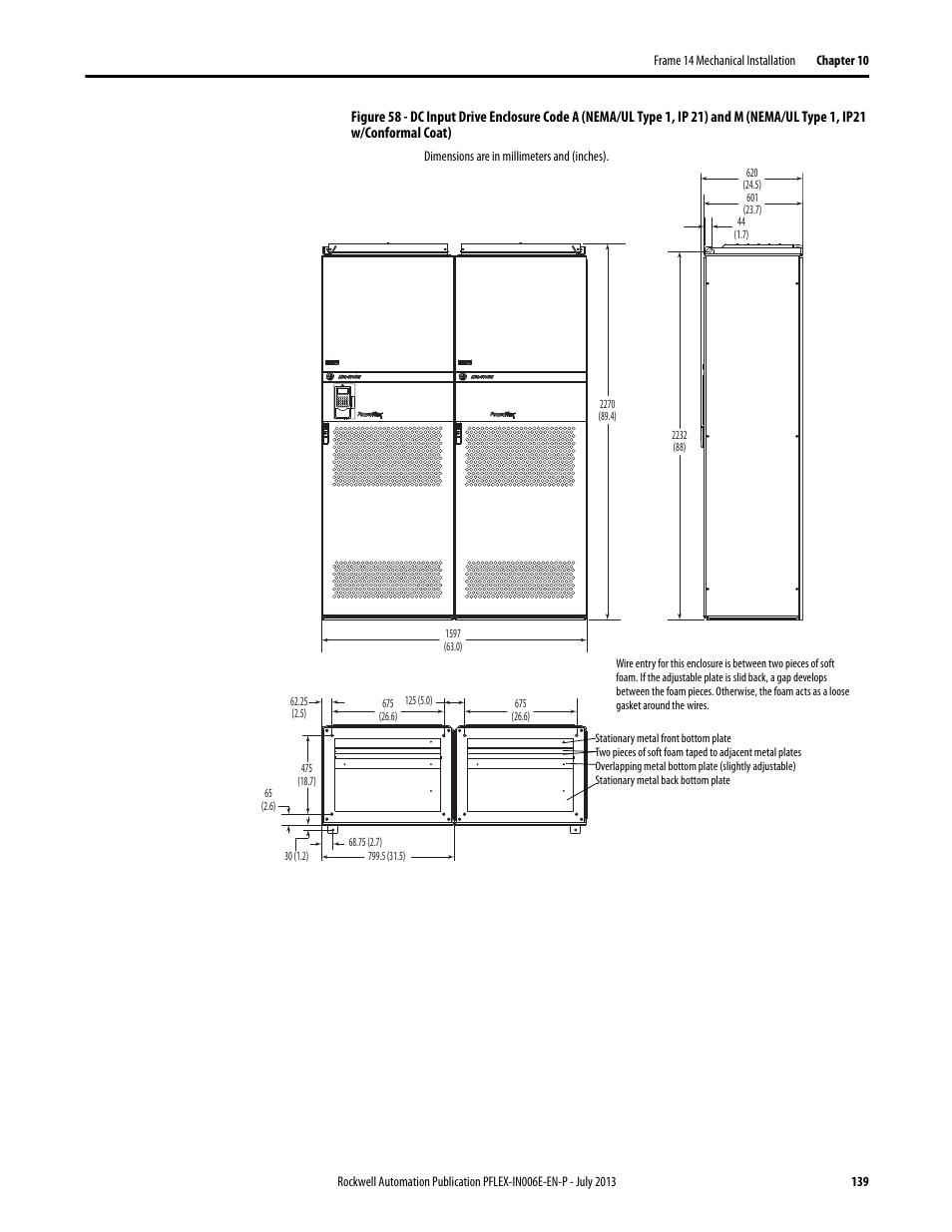 Rockwell Automation 20D PowerFlex 700H and 700S Frame 9...14 Drives User Manual | Page 139 / 220