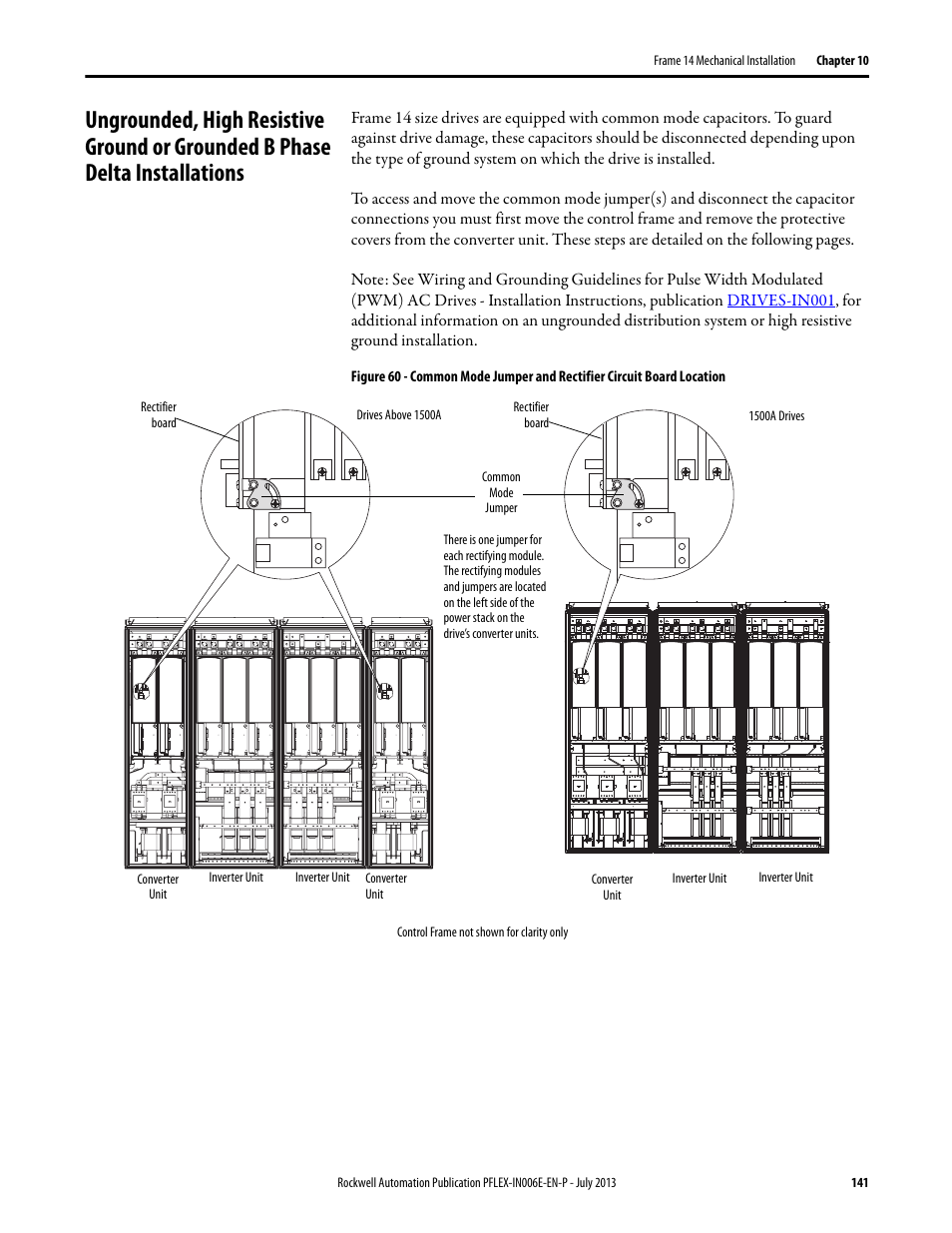 Rockwell Automation 20D PowerFlex 700H and 700S Frame 9...14 Drives User Manual | Page 141 / 220