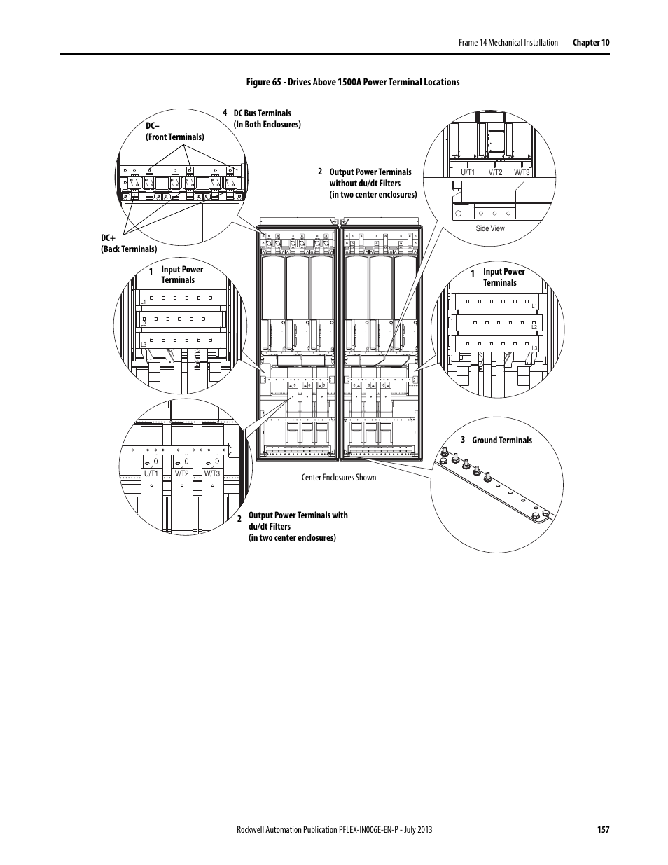 Rockwell Automation 20D PowerFlex 700H and 700S Frame 9...14 Drives User Manual | Page 157 / 220