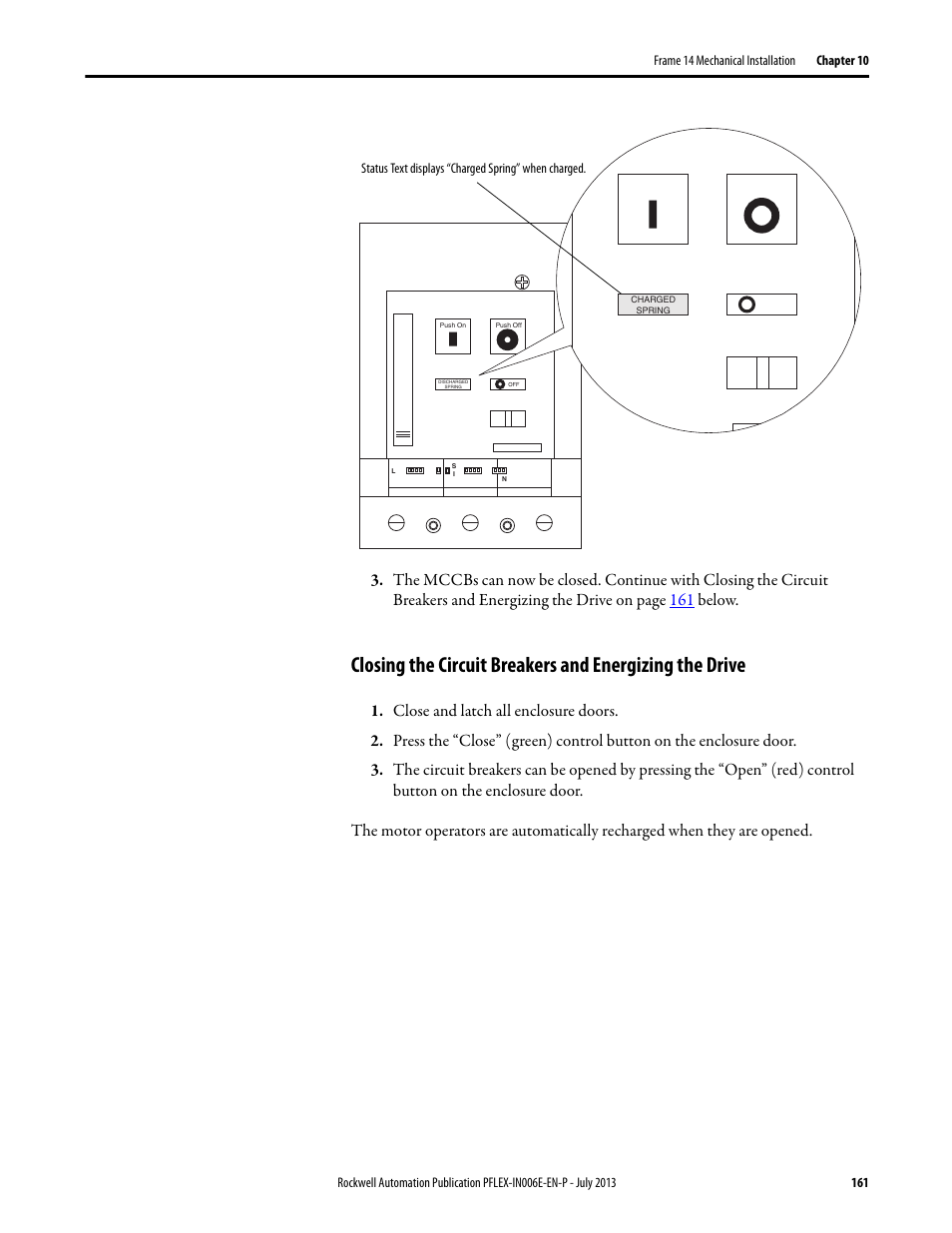 Rockwell Automation 20D PowerFlex 700H and 700S Frame 9...14 Drives User Manual | Page 161 / 220
