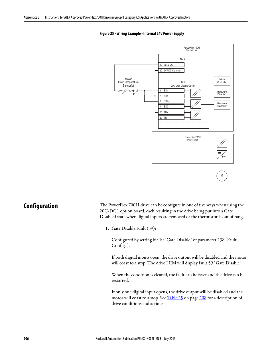 Configuration | Rockwell Automation 20D PowerFlex 700H and 700S Frame 9...14 Drives User Manual | Page 206 / 220
