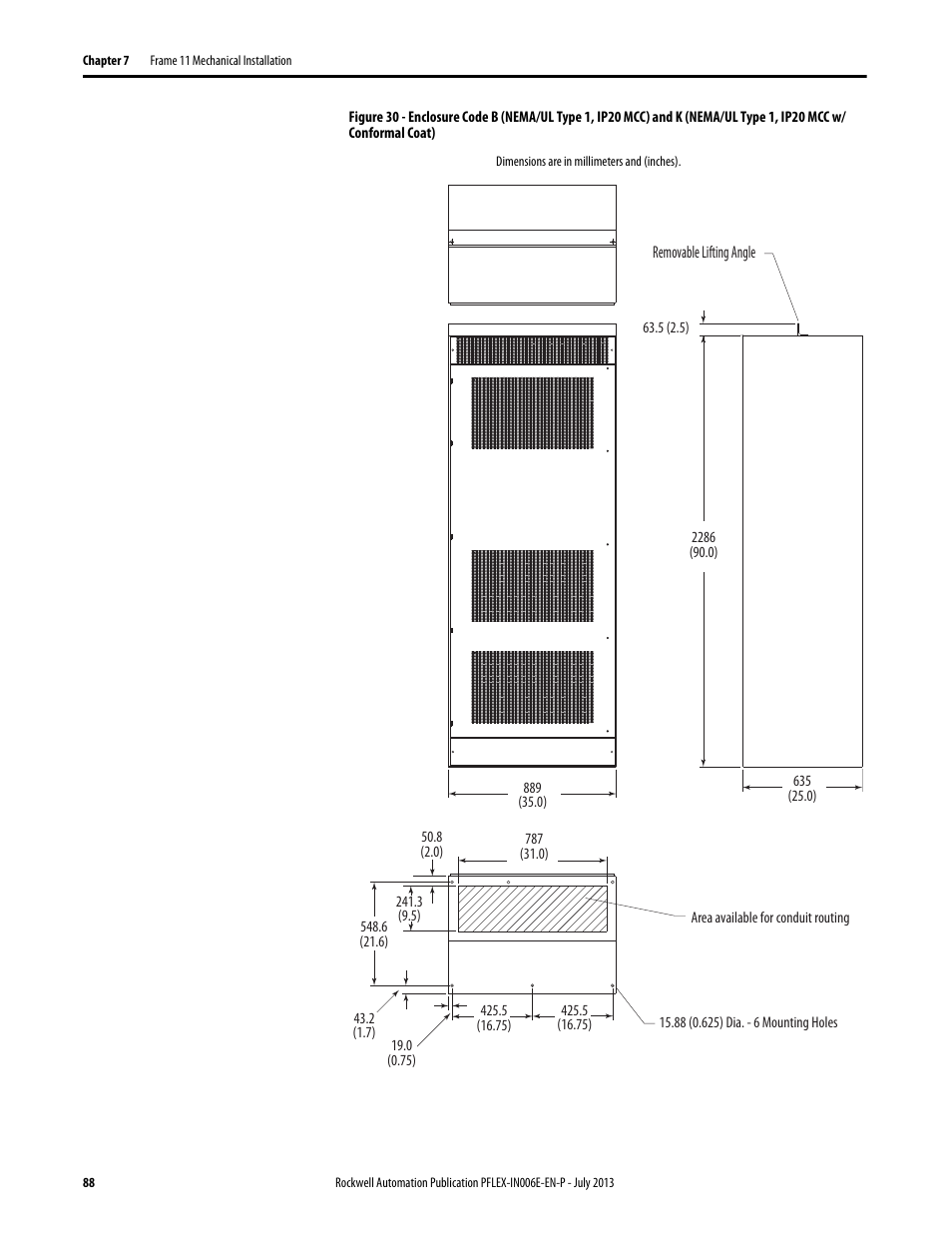 Rockwell Automation 20D PowerFlex 700H and 700S Frame 9...14 Drives User Manual | Page 88 / 220