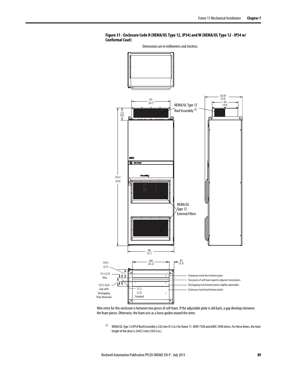 Rockwell Automation 20D PowerFlex 700H and 700S Frame 9...14 Drives User Manual | Page 89 / 220