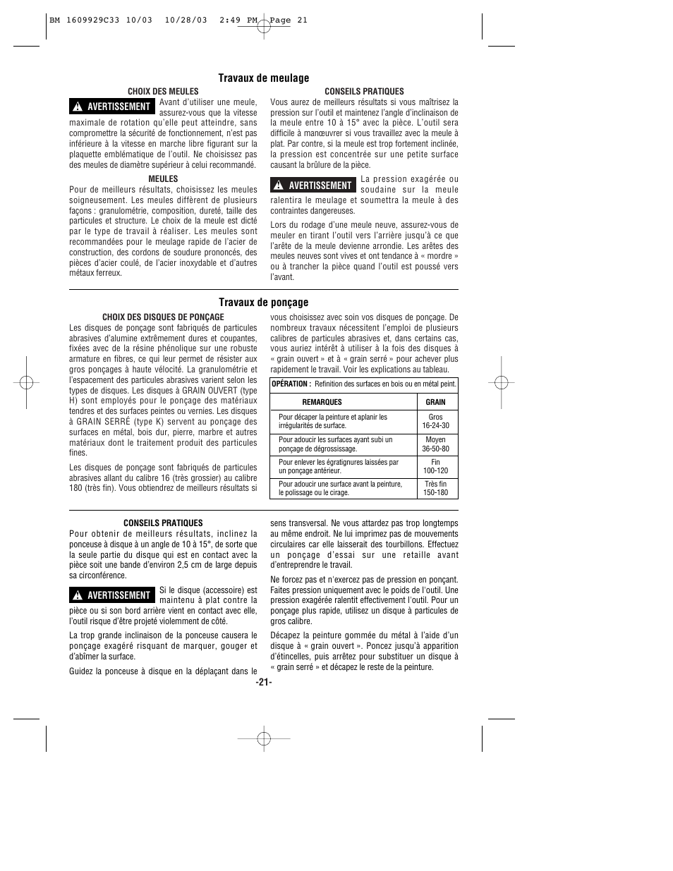 Bosch 1700 User Manual | Page 21 / 36