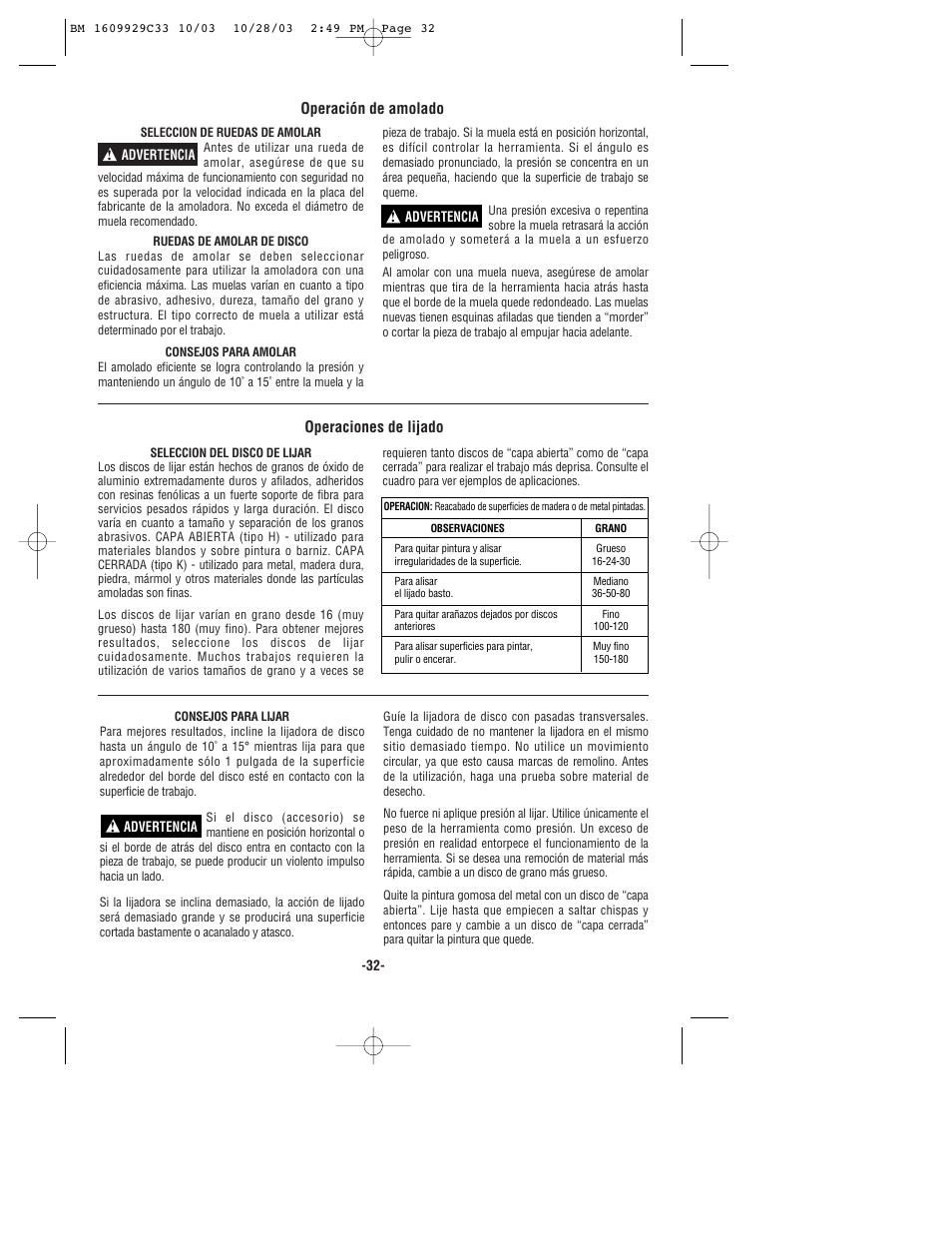 Bosch 1700 User Manual | Page 32 / 36