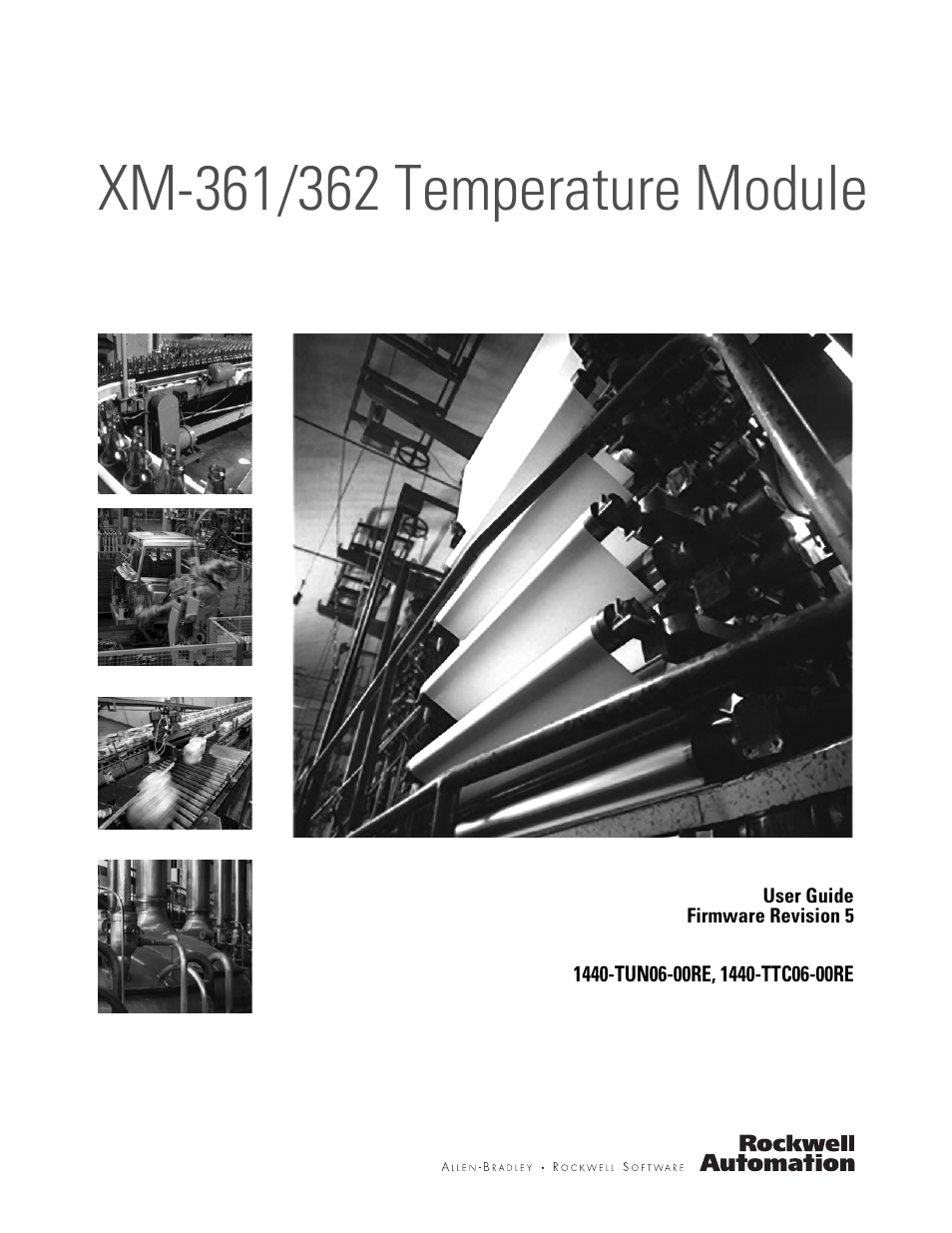 Rockwell Automation 1440-TTC06-00RE XM-362 Temperature Module User Manual | 127 pages