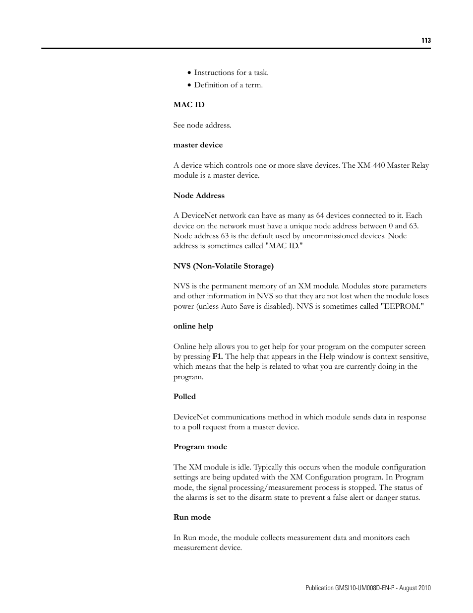 Rockwell Automation 1440-TTC06-00RE XM-362 Temperature Module User Manual | Page 121 / 127