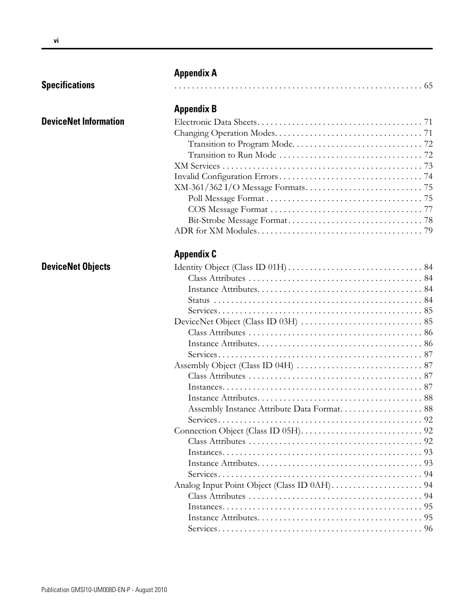 Rockwell Automation 1440-TTC06-00RE XM-362 Temperature Module User Manual | Page 6 / 127