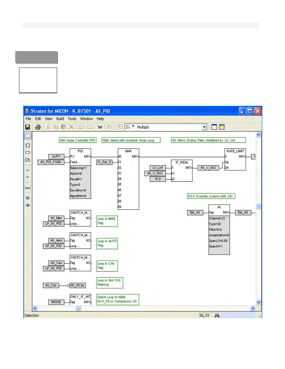 T6200 loop organization | Rockwell Automation T6200 Compressor Anti-Surge and Capacity Controller User Manual | Page 146 / 196