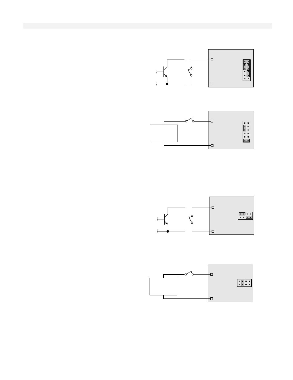 Discrete inputs with excitation from controller, Isolated discrete inputs, Hardware installation/maintenance 3-14 | Rockwell Automation T6200 Compressor Anti-Surge and Capacity Controller User Manual | Page 36 / 196