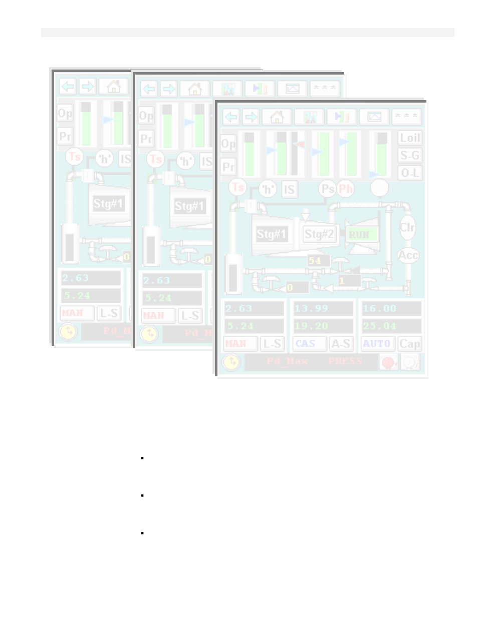 T6200 controller operation, Push to activate switch | Rockwell Automation T6200 Compressor Anti-Surge and Capacity Controller User Manual | Page 61 / 196