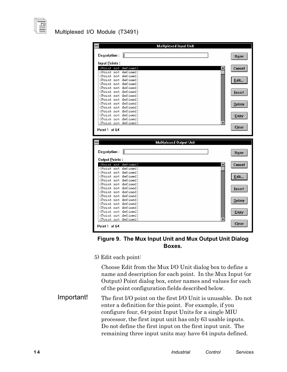 Important | Rockwell Automation T3491 ICS Regent Multiplexed I/O Modules User Manual | Page 14 / 19