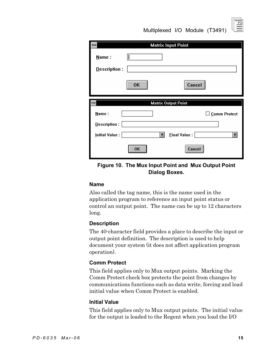 Rockwell Automation T3491 ICS Regent Multiplexed I/O Modules User Manual | Page 15 / 19