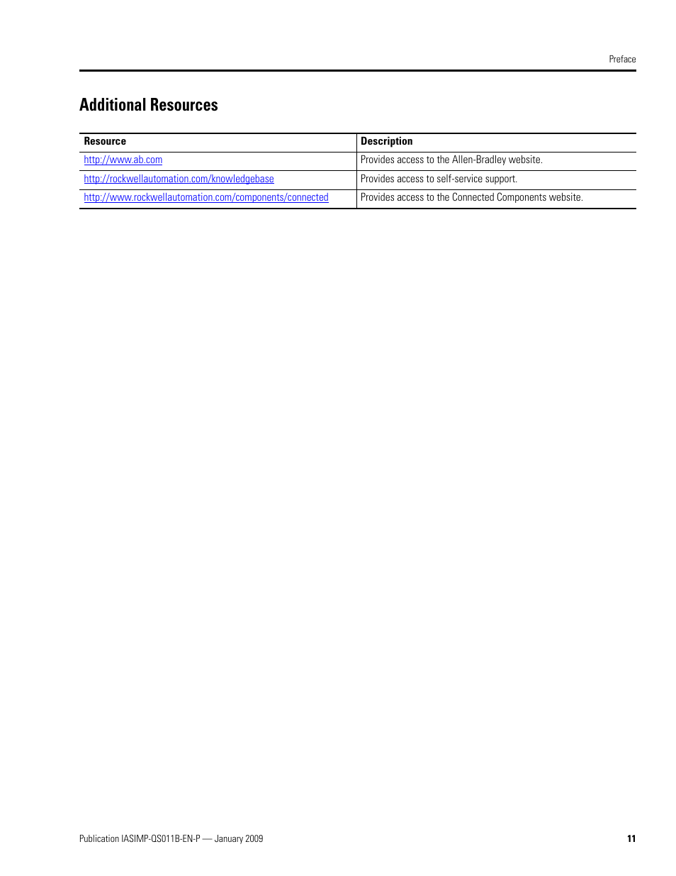 Additional resources | Rockwell Automation 2098 CompactLogix Indexing Motion Accelerator Toolkit Quick Start User Manual | Page 11 / 136