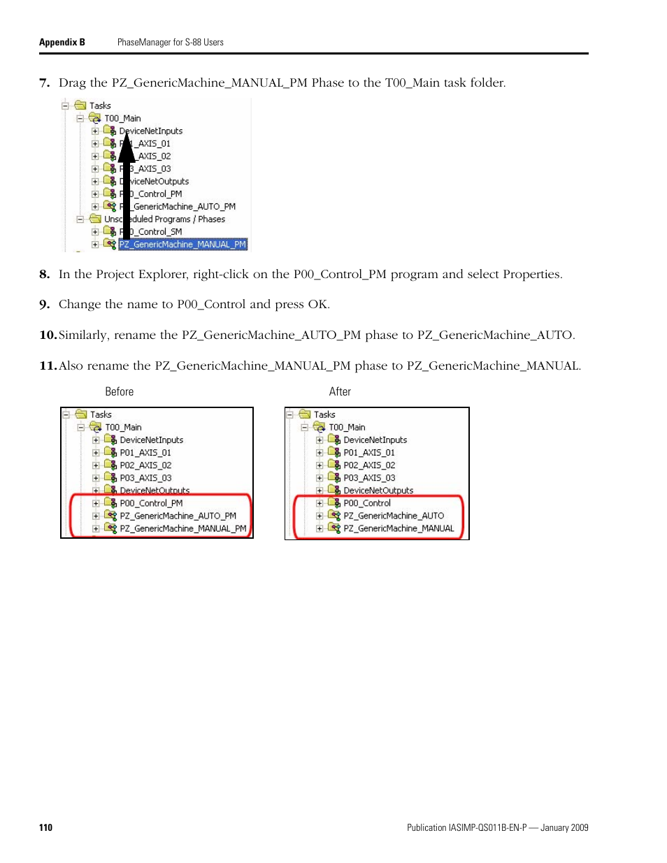 Rockwell Automation 2098 CompactLogix Indexing Motion Accelerator Toolkit Quick Start User Manual | Page 110 / 136