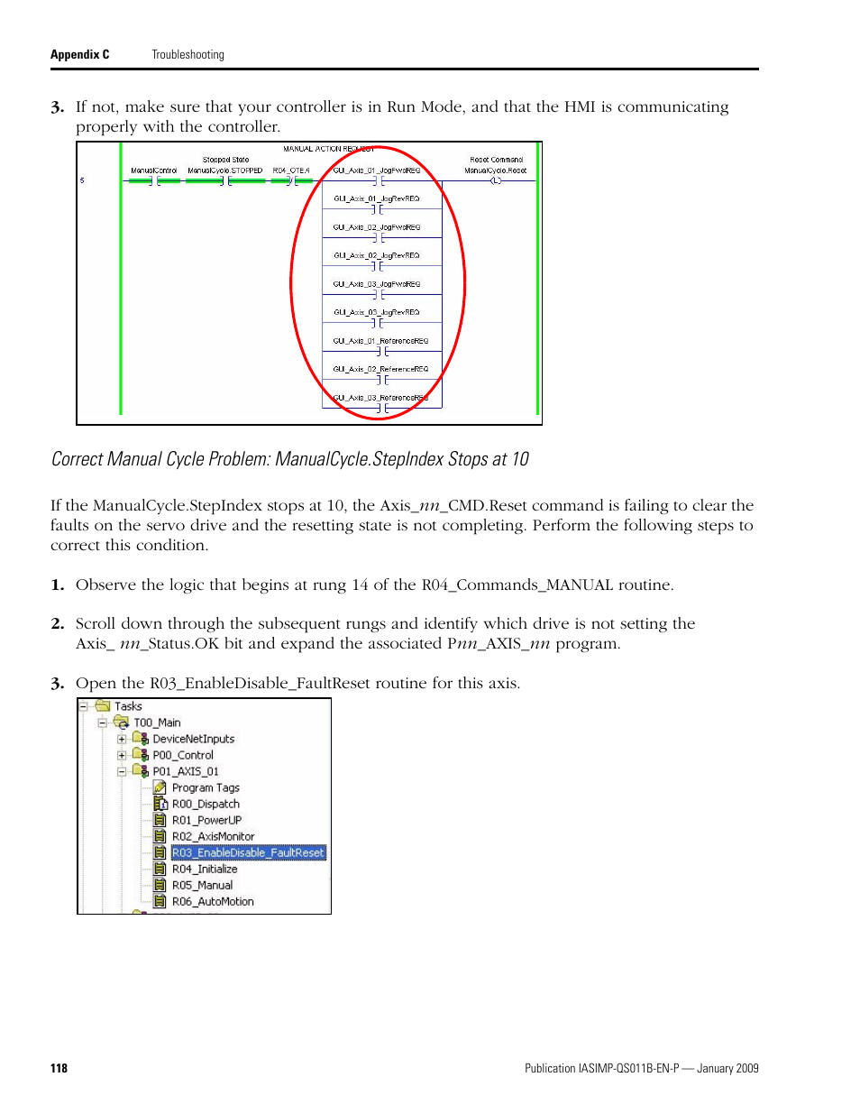 Rockwell Automation 2098 CompactLogix Indexing Motion Accelerator Toolkit Quick Start User Manual | Page 118 / 136