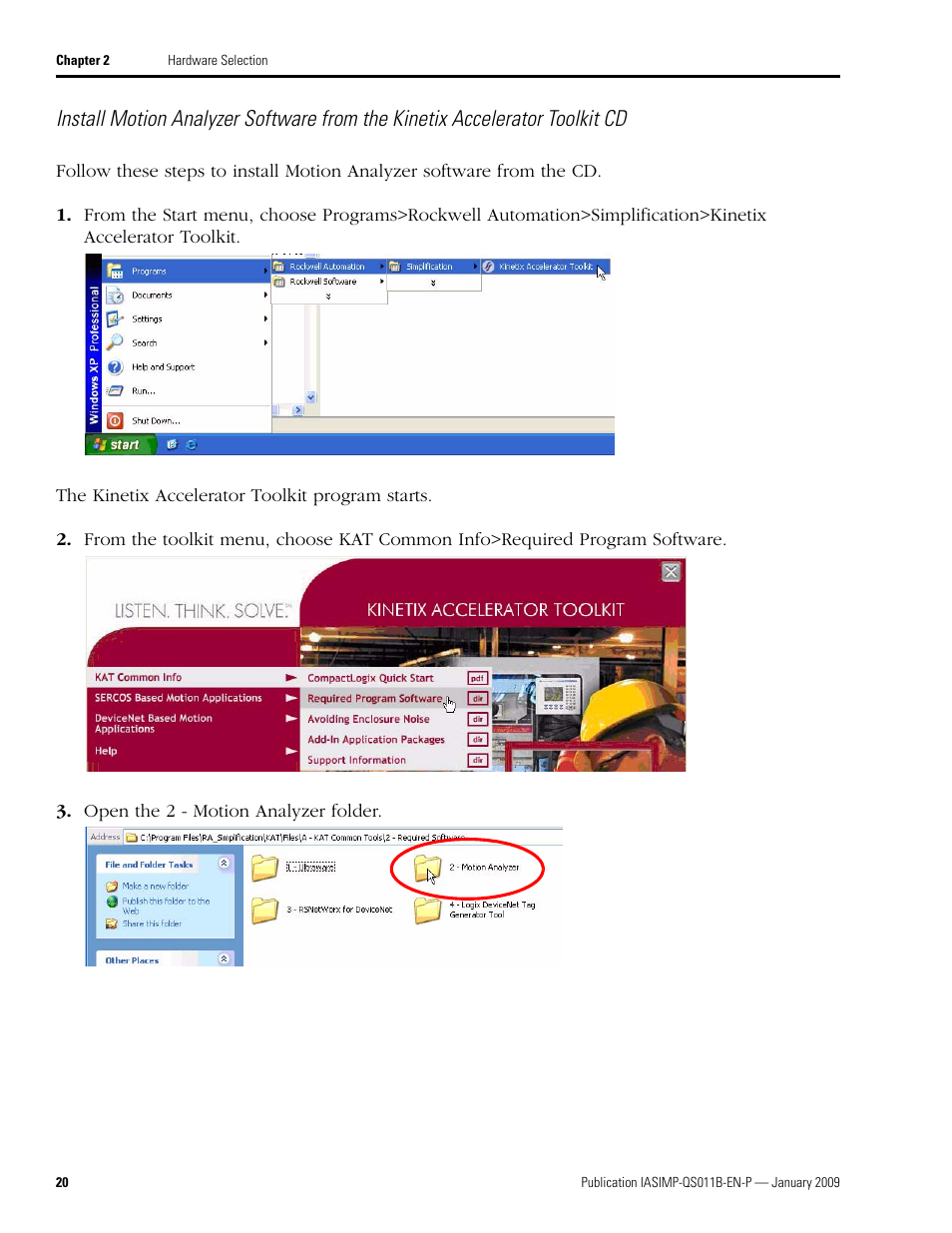 Rockwell Automation 2098 CompactLogix Indexing Motion Accelerator Toolkit Quick Start User Manual | Page 20 / 136