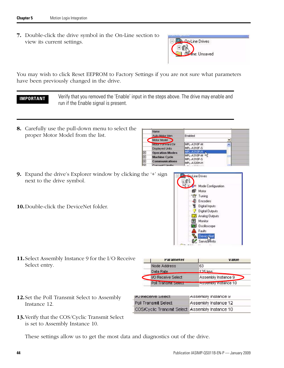 Rockwell Automation 2098 CompactLogix Indexing Motion Accelerator Toolkit Quick Start User Manual | Page 44 / 136