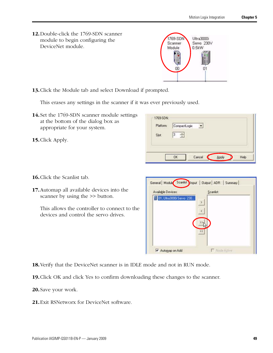 Rockwell Automation 2098 CompactLogix Indexing Motion Accelerator Toolkit Quick Start User Manual | Page 49 / 136