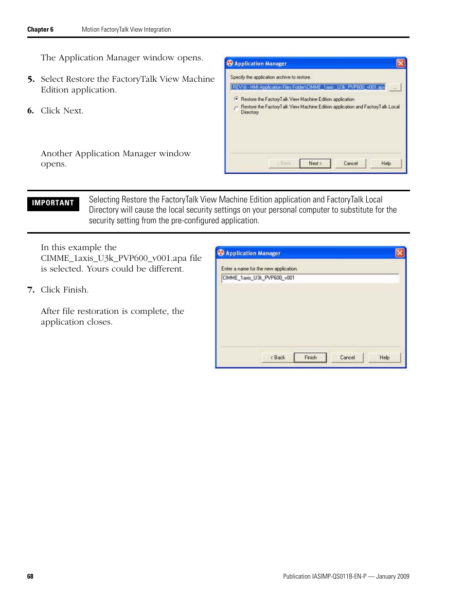 Rockwell Automation 2098 CompactLogix Indexing Motion Accelerator Toolkit Quick Start User Manual | Page 68 / 136