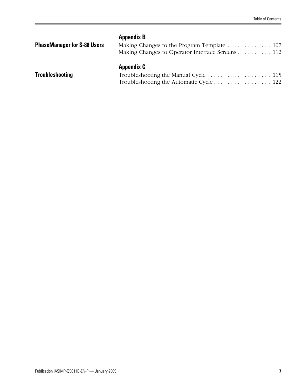 Rockwell Automation 2098 CompactLogix Indexing Motion Accelerator Toolkit Quick Start User Manual | Page 7 / 136
