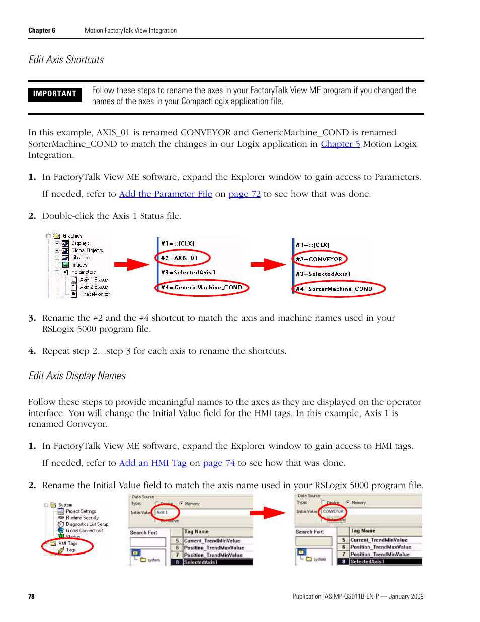 Rockwell Automation 2098 CompactLogix Indexing Motion Accelerator Toolkit Quick Start User Manual | Page 78 / 136