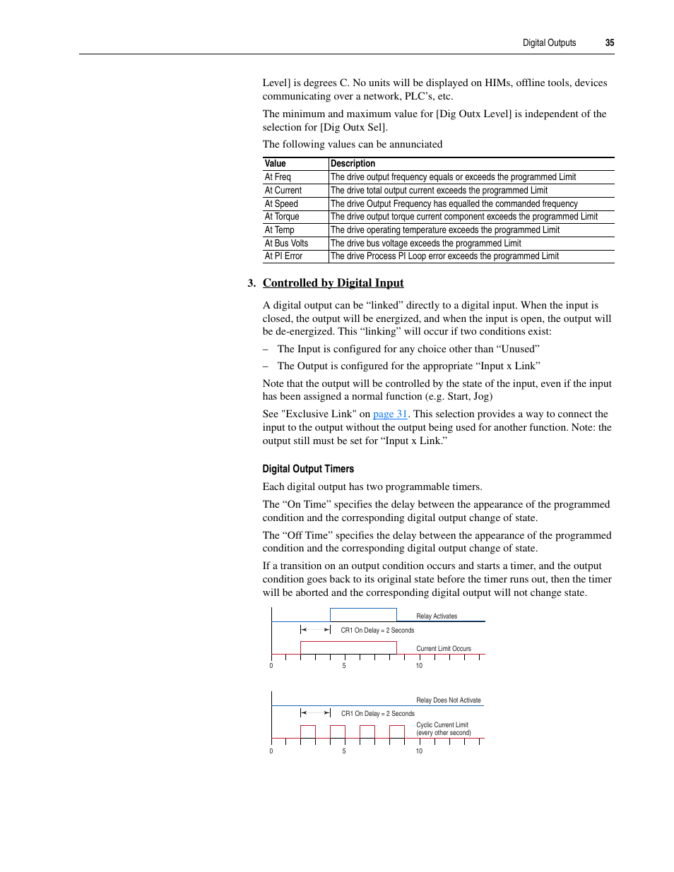 Controlled by digital input | Rockwell Automation 20A PowerFlex 70EC/700VC User Manual | Page 39 / 170