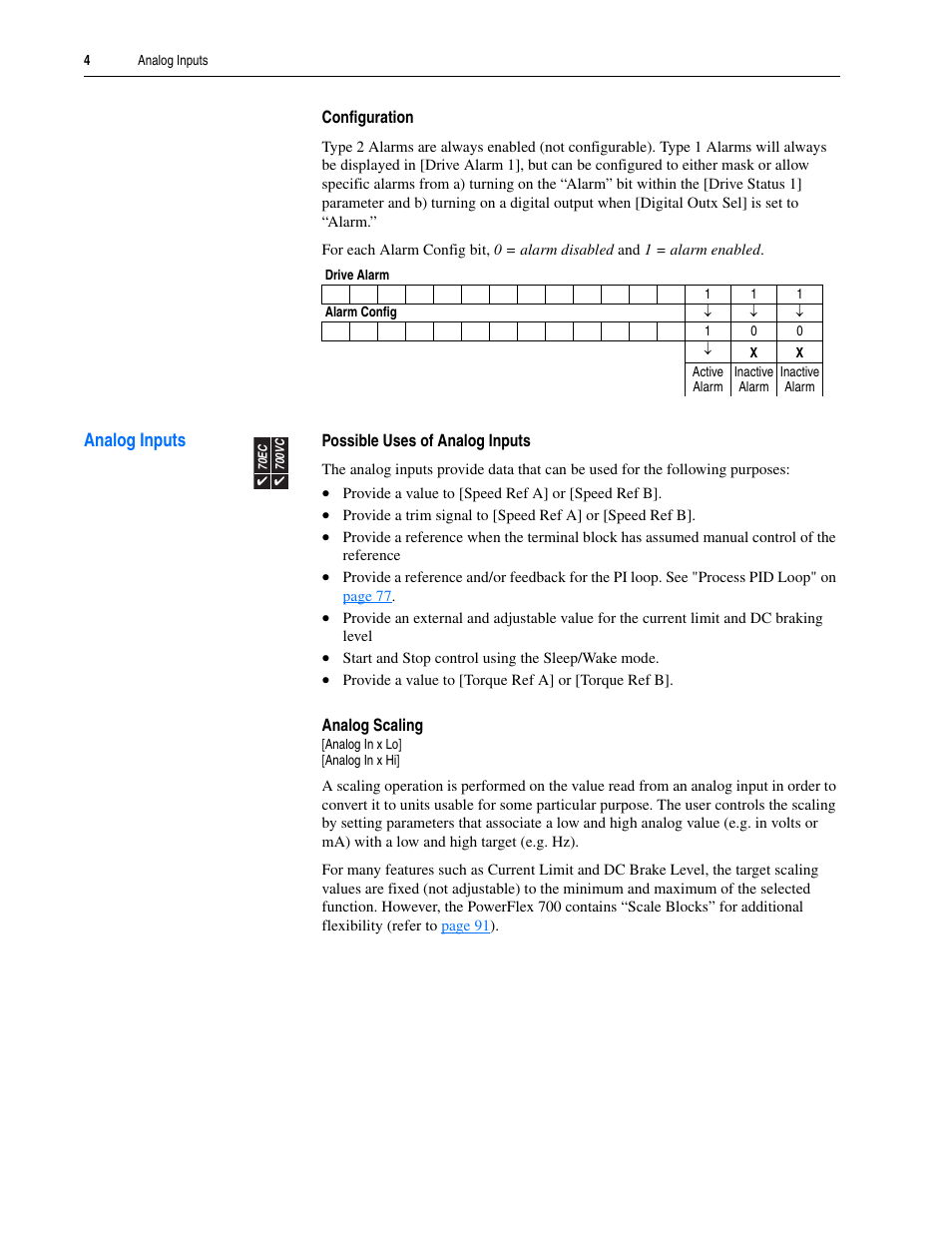 Analog inputs | Rockwell Automation 20A PowerFlex 70EC/700VC User Manual | Page 8 / 170