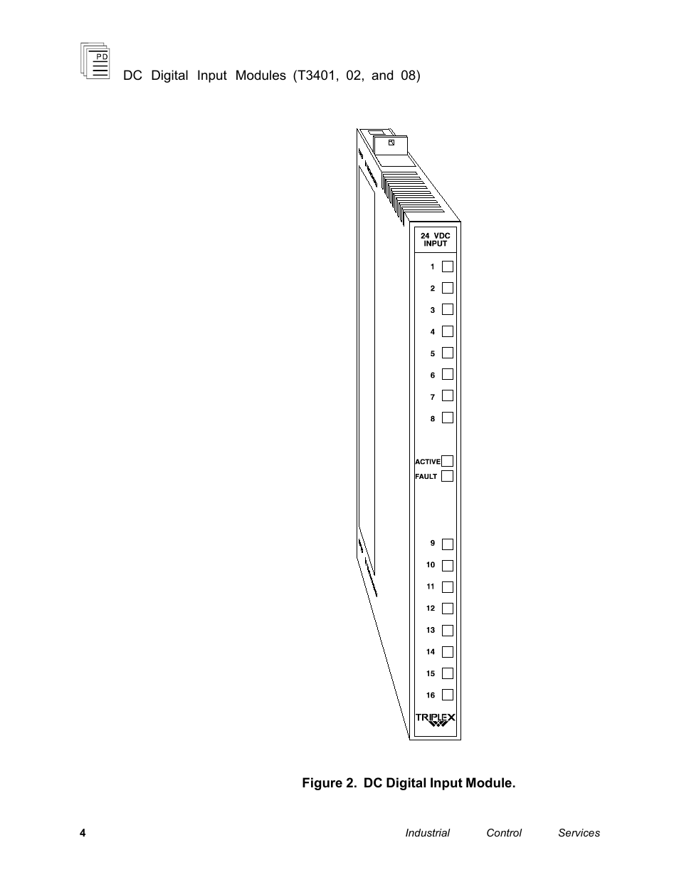 Rockwell Automation T3408 ICS Regent DC Digital Input Modules User Manual | Page 4 / 16