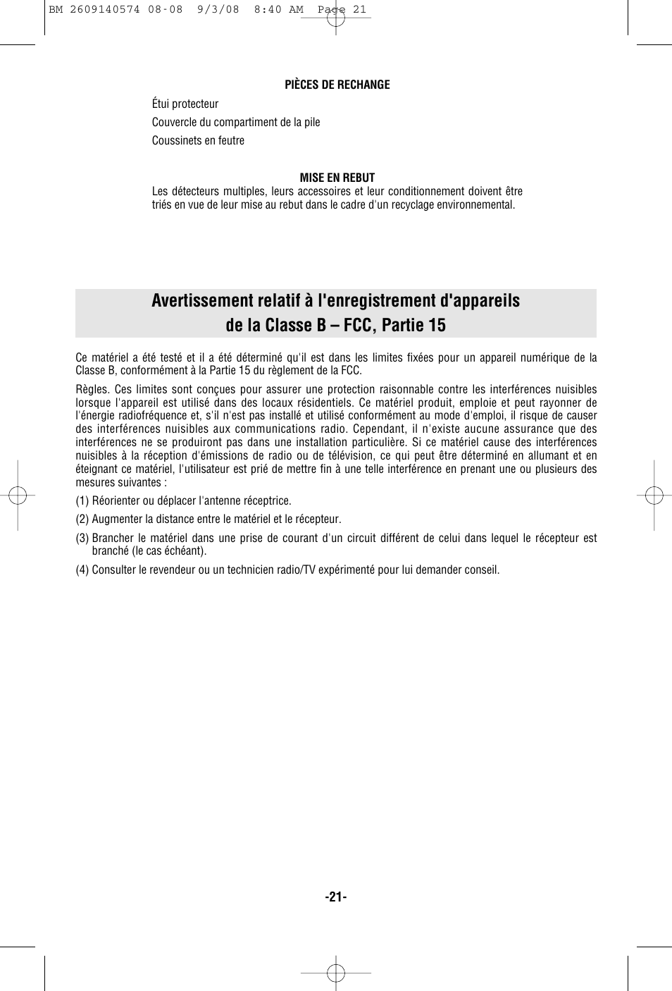 Bosch Multi-Detector DMD4 User Manual | Page 21 / 32