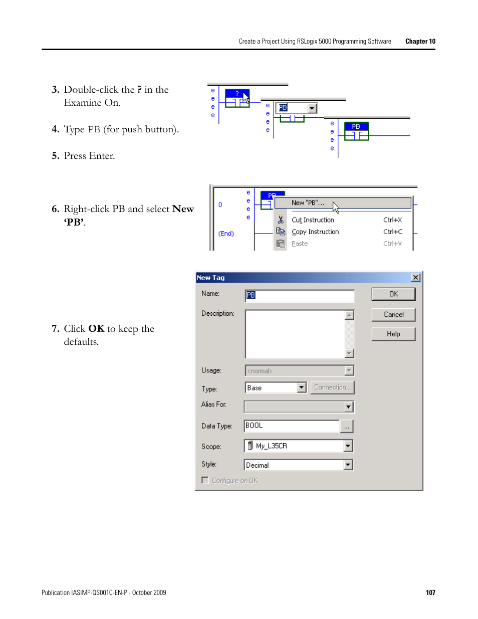 Rockwell Automation 1769-L3xx CompactLogix System Quick Start User Manual | Page 107 / 219