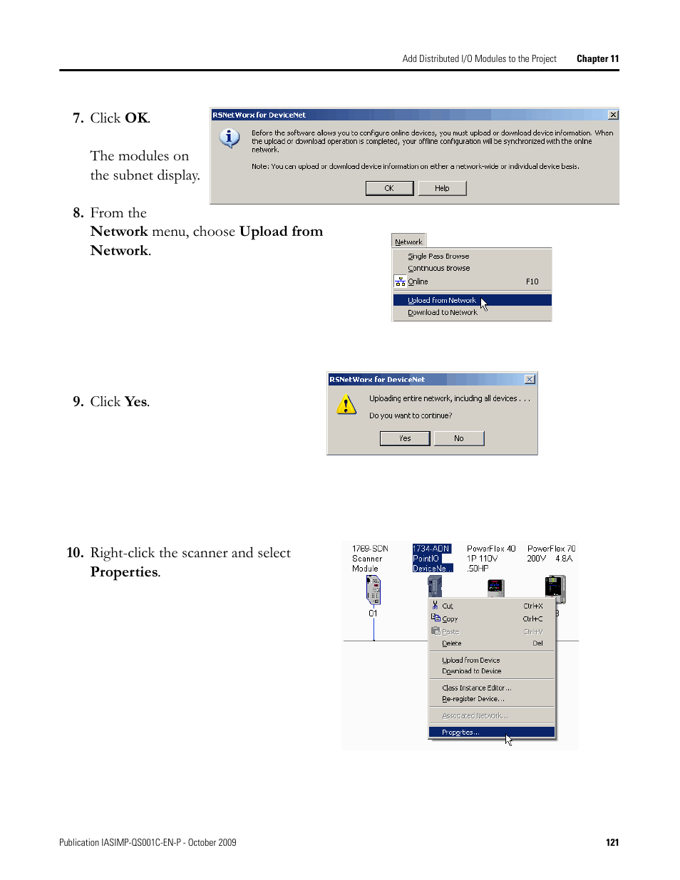 Rockwell Automation 1769-L3xx CompactLogix System Quick Start User Manual | Page 121 / 219