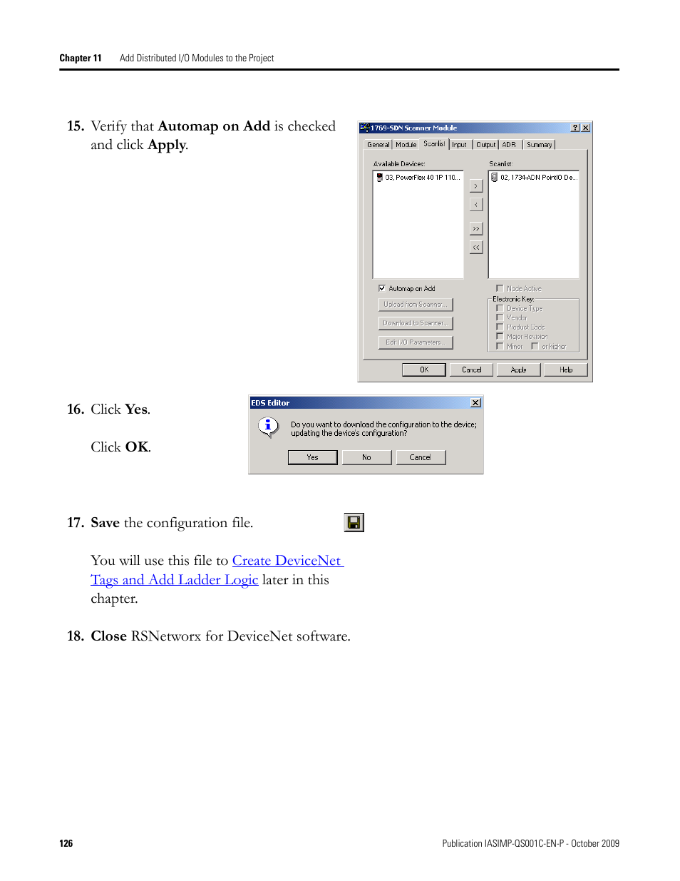 Rockwell Automation 1769-L3xx CompactLogix System Quick Start User Manual | Page 126 / 219