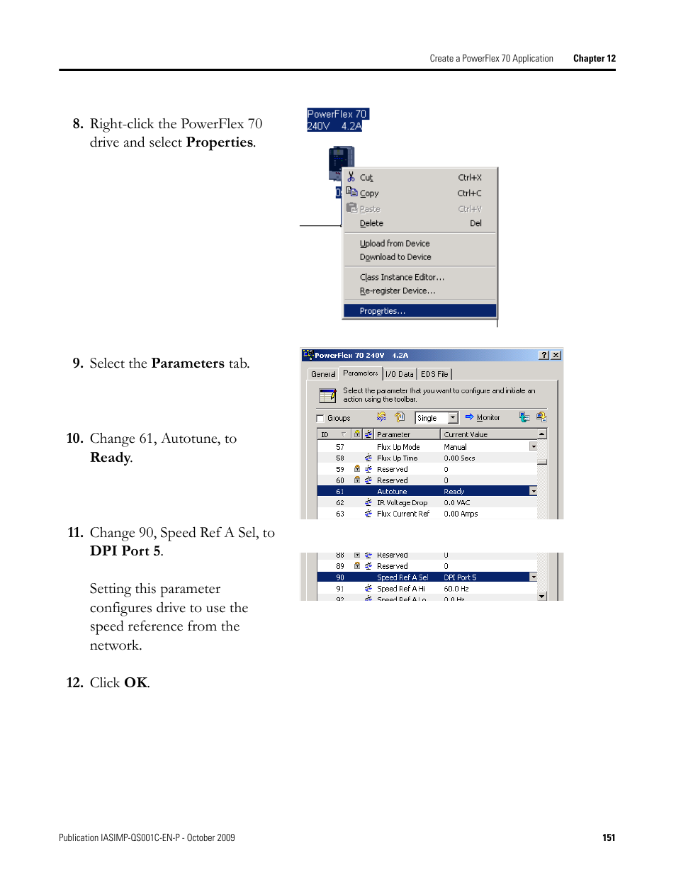 Rockwell Automation 1769-L3xx CompactLogix System Quick Start User Manual | Page 151 / 219