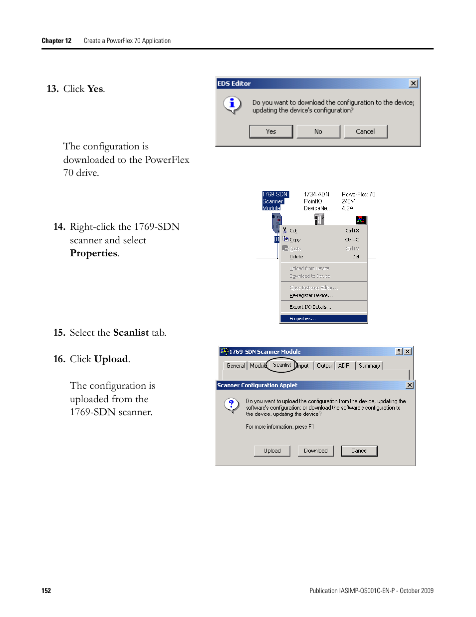 Rockwell Automation 1769-L3xx CompactLogix System Quick Start User Manual | Page 152 / 219