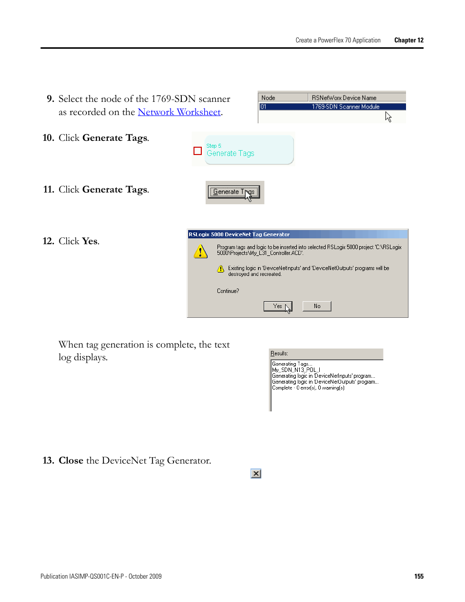 Rockwell Automation 1769-L3xx CompactLogix System Quick Start User Manual | Page 155 / 219