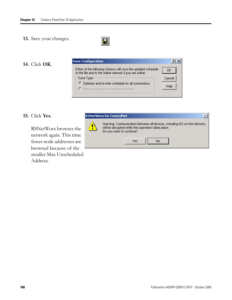 Rockwell Automation 1769-L3xx CompactLogix System Quick Start User Manual | Page 160 / 219