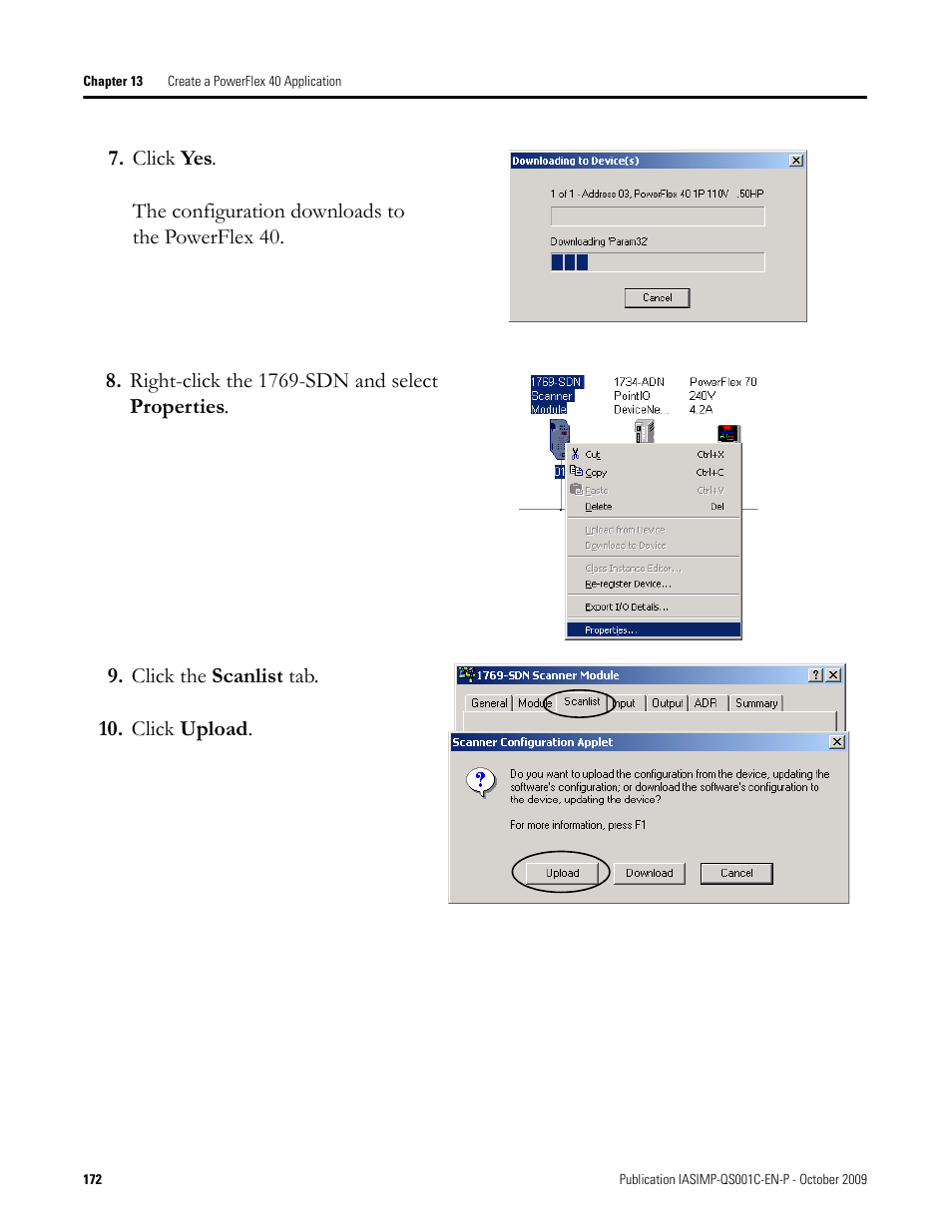 Rockwell Automation 1769-L3xx CompactLogix System Quick Start User Manual | Page 172 / 219