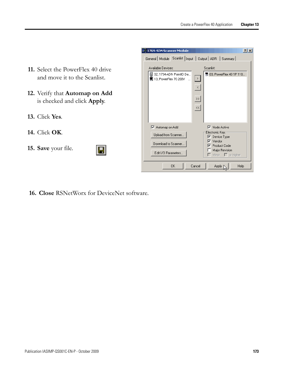 Rockwell Automation 1769-L3xx CompactLogix System Quick Start User Manual | Page 173 / 219