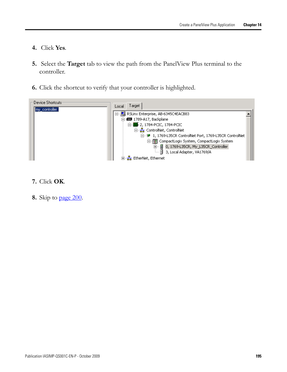 Rockwell Automation 1769-L3xx CompactLogix System Quick Start User Manual | Page 195 / 219