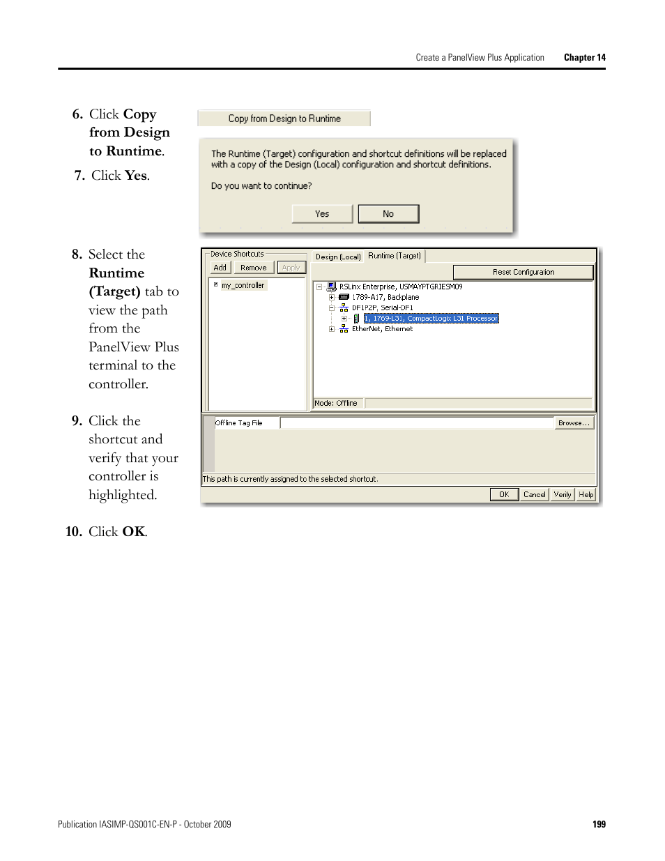 Rockwell Automation 1769-L3xx CompactLogix System Quick Start User Manual | Page 199 / 219