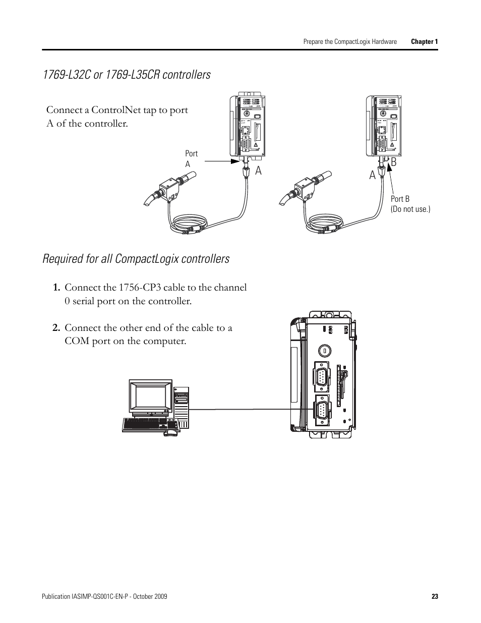 Rockwell Automation 1769-L3xx CompactLogix System Quick Start User Manual | Page 23 / 219